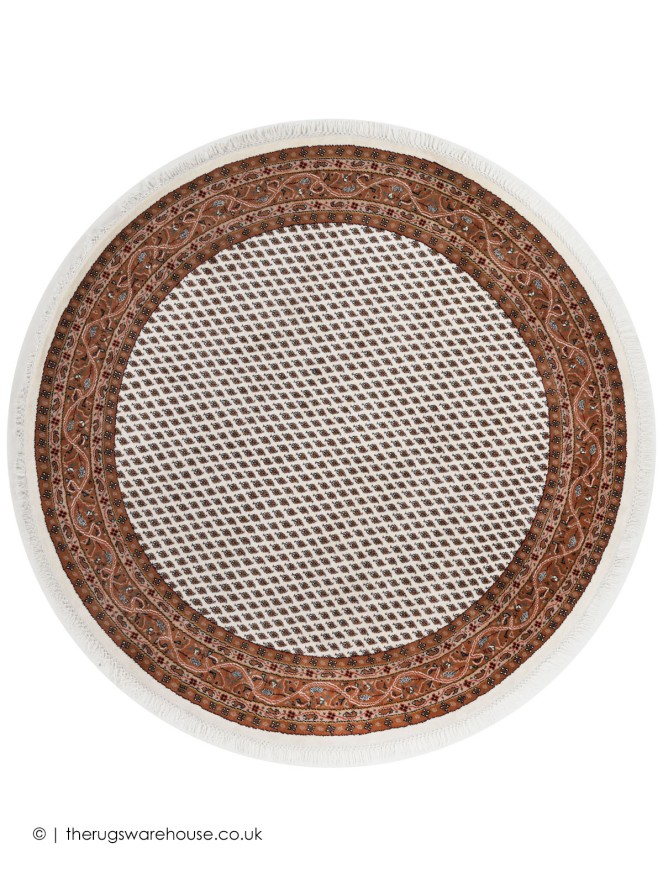 Chandi Cream Circle Rug - 4