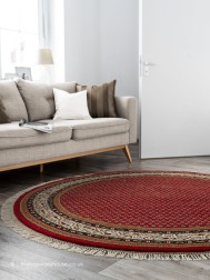 Chandi Red Circle Rug - Thumbnail - 2