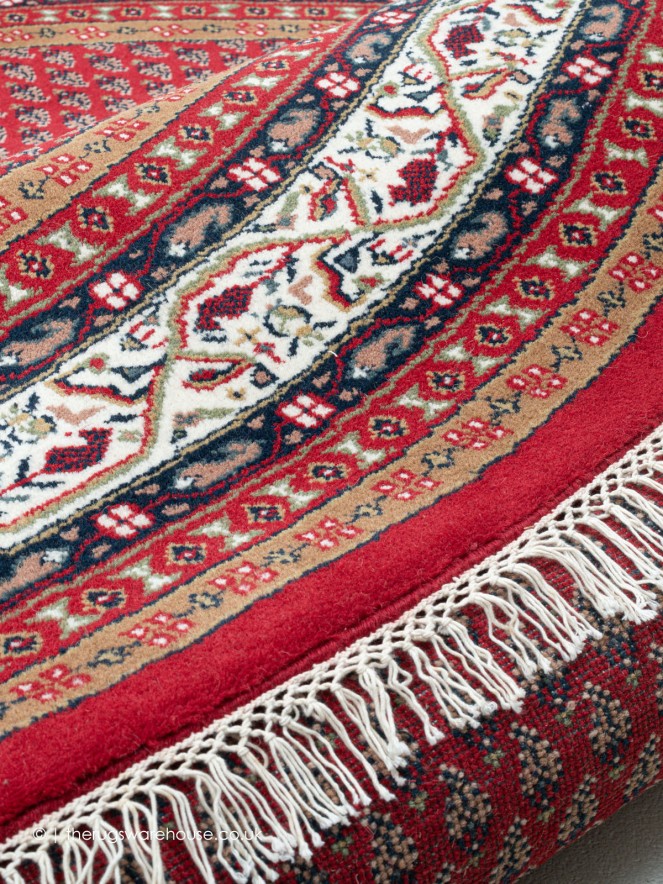 Chandi Red Circle Rug - 4