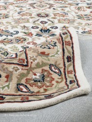 Isfahan Orient Beige Rug - Thumbnail - 6