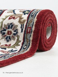 Isfahan Orient Red Rug - Thumbnail - 4