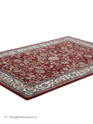 Isfahan Orient Red Rug - Thumbnail - 8