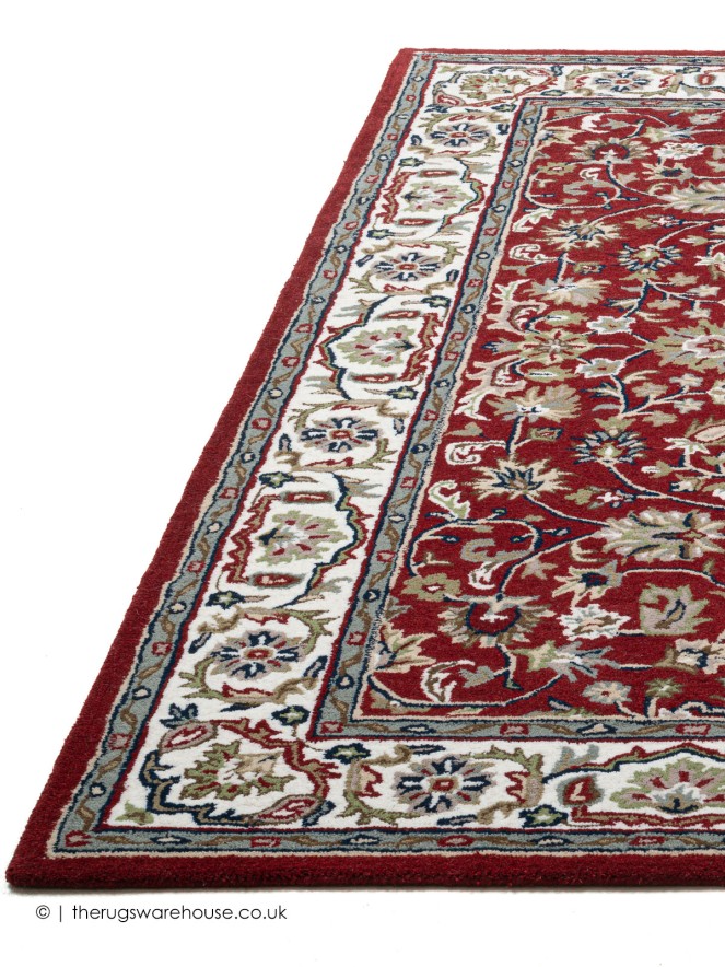 Isfahan Orient Red Rug - 10