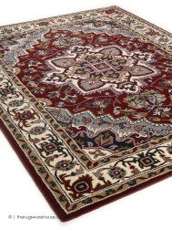 Royal Heriz Red Rug - Thumbnail - 6