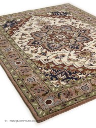 Royal Heriz Cream Rug - Thumbnail - 6