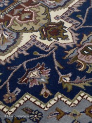 Royal Heriz Blue Rug - Thumbnail - 5