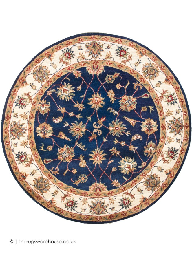 Ziegler Orient Blue Circle Rug - 2