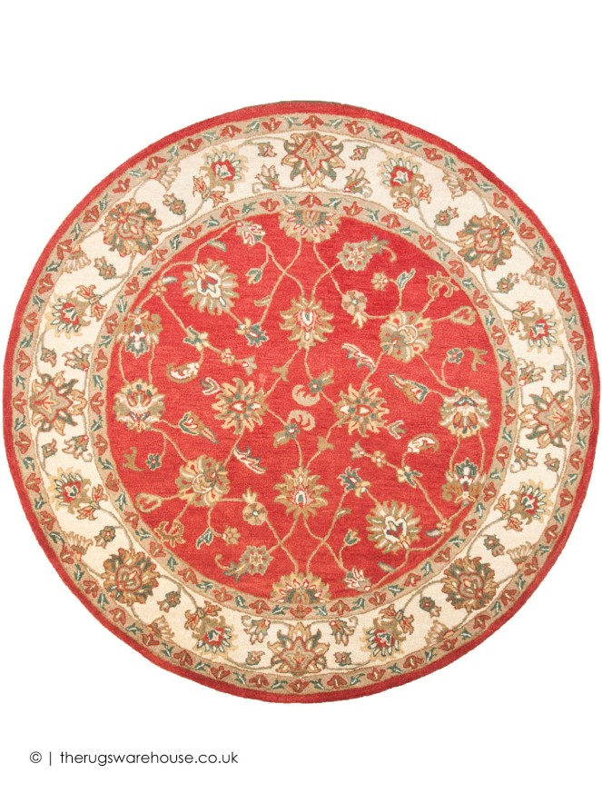 Ziegler Orient Rust Circle Rug - 2