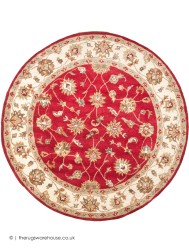 Ziegler Orient Red Circle Rug - Thumbnail - 2