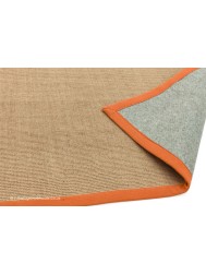 Sisal Linen Orange Runner - Thumbnail - 4