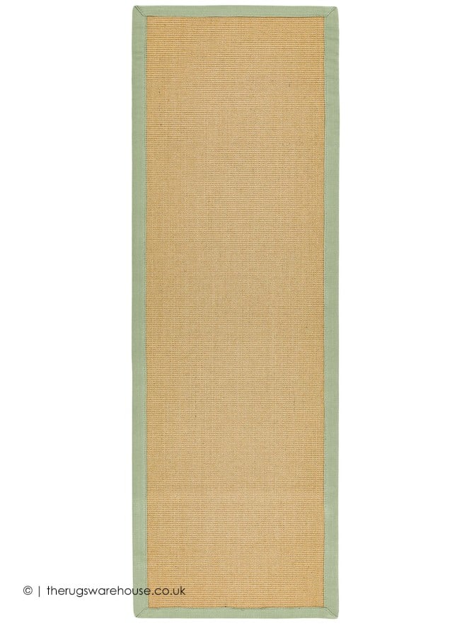 Sisal Linen Sage Runner - 6