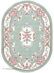 Ming Green Oval Rug - Thumbnail - 2