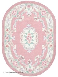 Ming Rose Oval Rug - Thumbnail - 2