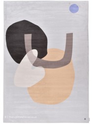 Shapes Six Beige Rug - Thumbnail - 8