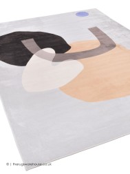 Shapes Six Beige Rug - Thumbnail - 7