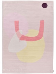 Shapes Six Rose Rug - Thumbnail - 8