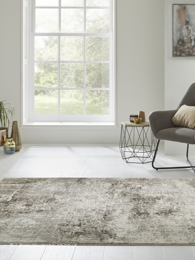 Rossa Ivory Grey Rug - 3