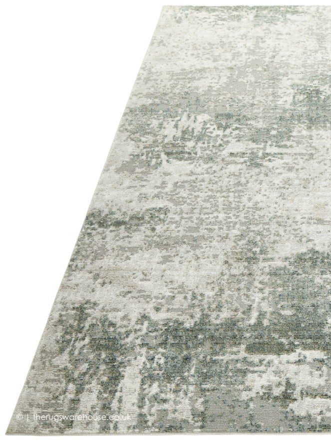 Rossa Ivory Green Rug - 7