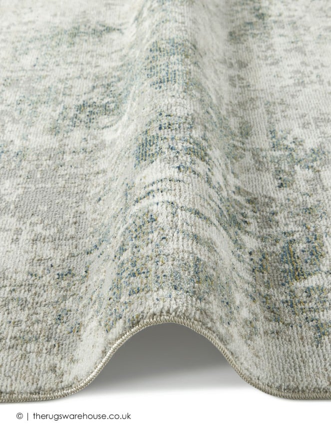 Rossa Ivory Green Rug - 4