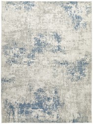 Rossa Ivory Blue Rug - Thumbnail - 9