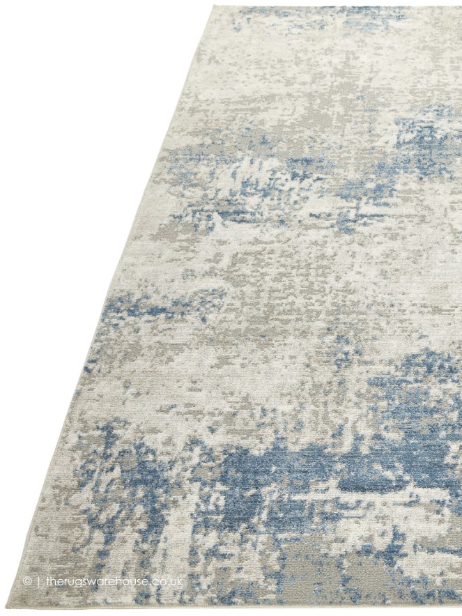 Rossa Ivory Blue Rug - 8