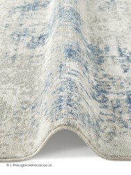 Rossa Ivory Blue Rug - Thumbnail - 5