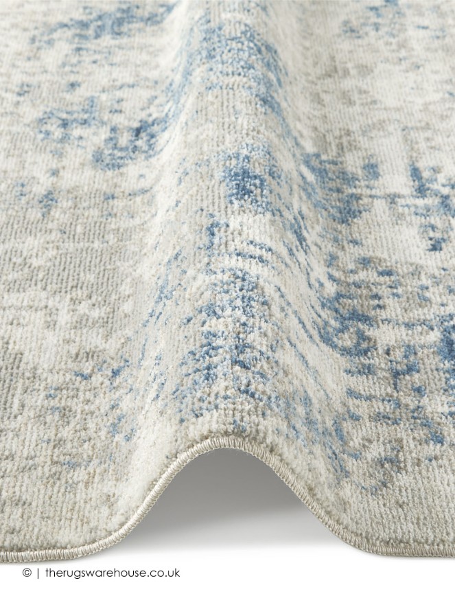 Rossa Ivory Blue Rug - 5