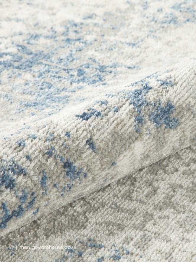 Rossa Ivory Blue Rug - 6