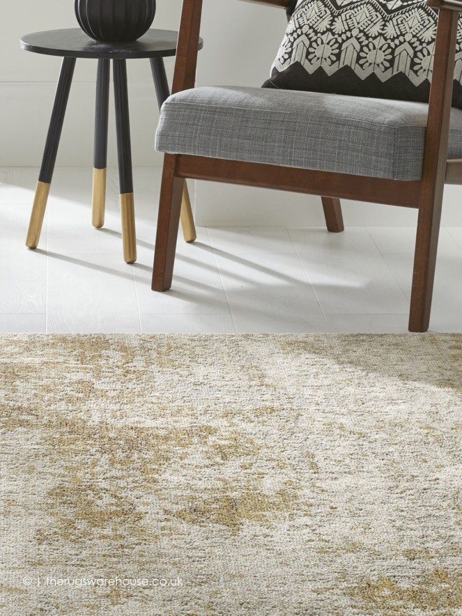 Rossa Ivory Beige Rug - 4