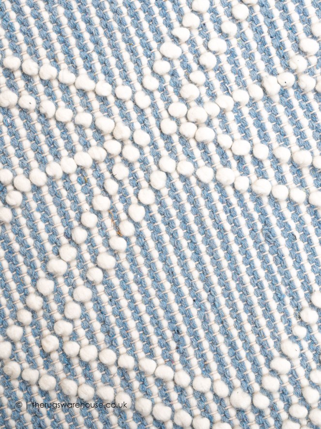 Macrame Blue Rug - 6