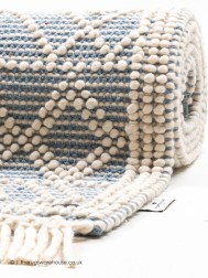 Macrame Blue Rug - Thumbnail - 4