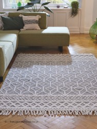 Macrame Grey Rug - Thumbnail - 2