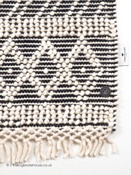 Macrame Grey Rug - Thumbnail - 7