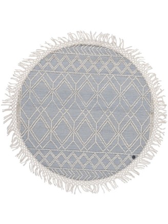 Macrame Blue Circle