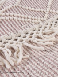 Macrame Rose Circle Rug - Thumbnail - 5