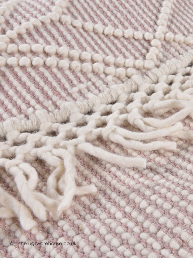 Macrame Rose Circle Rug - 5