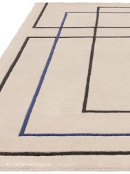 Reef Outline Blue Rug - Thumbnail - 6