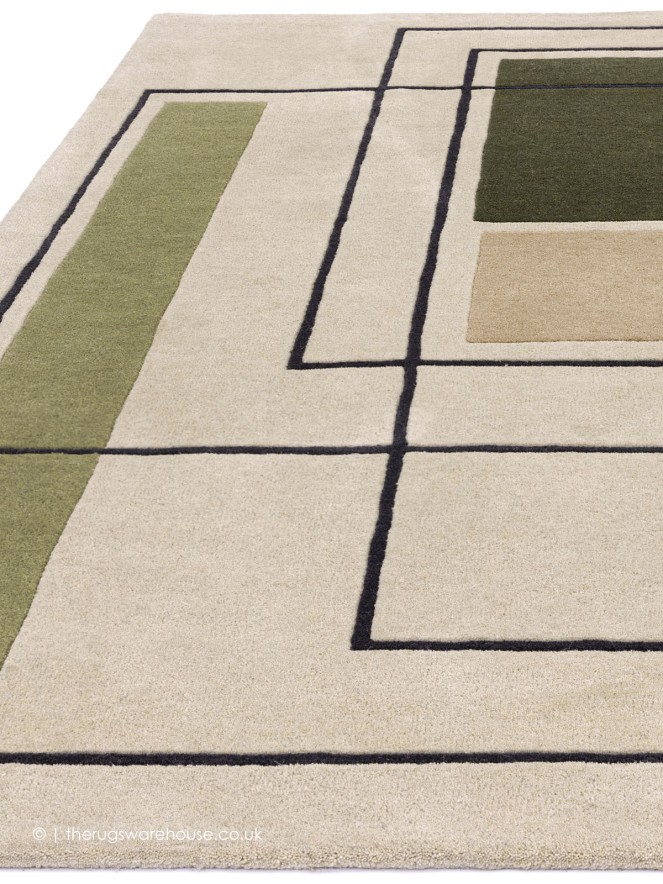 Reef Outline Khaki Rug - 6