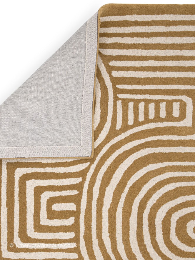 Reef Curve Ochre Rug - 5