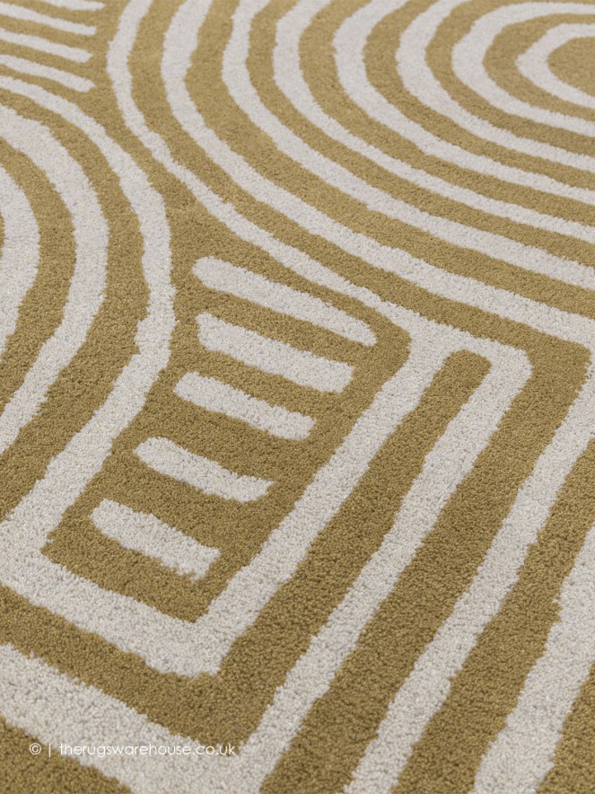 Reef Curve Ochre Rug - 3