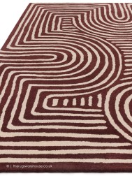 Reef Curve Plum Rug - Thumbnail - 6