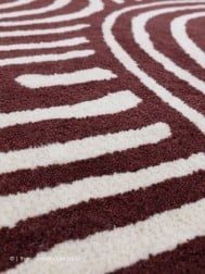 Reef Curve Plum Rug - Thumbnail - 3