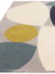 Reef Century Grey Teal Rug - Thumbnail - 6