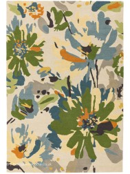 Reef Floral Green Rug - Thumbnail - 2