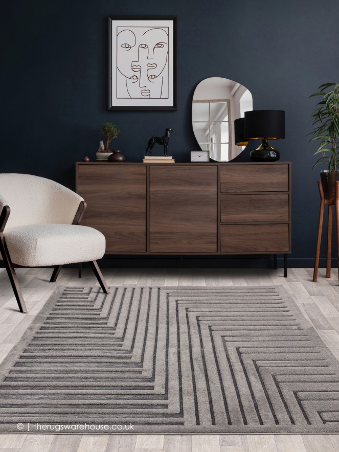 Connection Charcoal Rug - 2