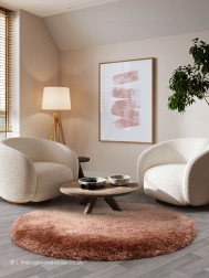 Plush Blush Circle Rug - Thumbnail - 2