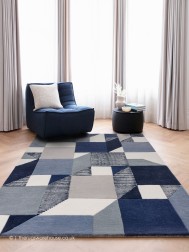 Memphis Blue Rug - Thumbnail - 2