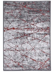 Trattino Red Rug - Thumbnail - 2