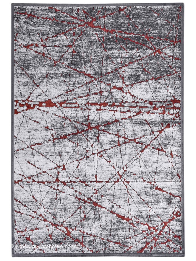 Trattino Red Rug - 2