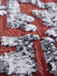 Trattino Red Rug - Thumbnail - 6